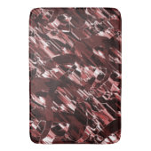 Afbraak van gescheurde of slecht gesneden rode bla badmat (Voorkant Verticaal)