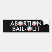 Afbreiding abortus bumpersticker (Voorkant)