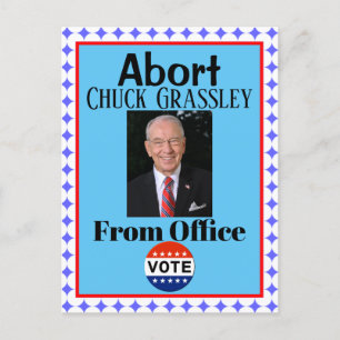 Afbreken Chuck Grassley Briefkaart
