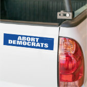 Afbreken Democraten-Bumpersticker Bumpersticker (Op Truck)