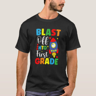 Afbreken in eerste klas t-shirt