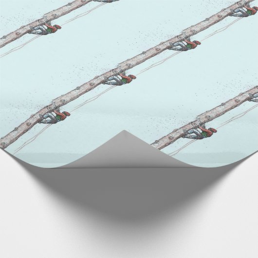 Afbreken van de boomchirurg cadeaupapier (Hoek)