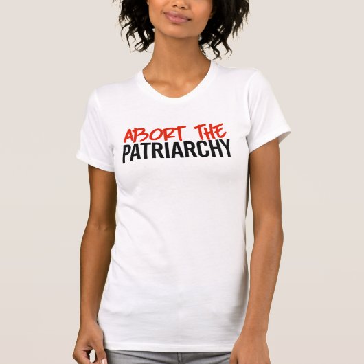 Afbreken van het patriarchaat t-shirt (Voorkant)