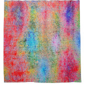 Afbrokkeling van kleuren douchegordijn (Voorkant)