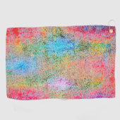 Afbrokkeling van kleuren golfhanddoek (Horizontaal)
