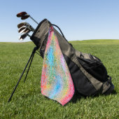 Afbrokkeling van kleuren golfhanddoek (Groen)