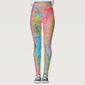 Afbrokkeling van kleuren leggings (Voorkant)