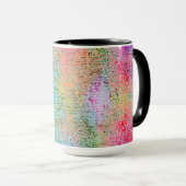 Afbrokkeling van kleuren mok (Voorkant rechts)