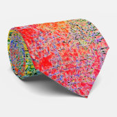 Afbrokkeling van kleuren stropdas (Opgerold)