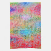 Afbrokkeling van kleuren theedoek (Verticaal)