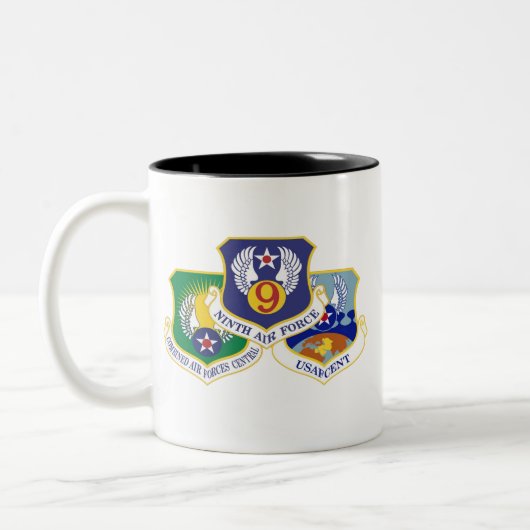 AFCENT A47 Mok met twee tonen, 11 oz (Links)