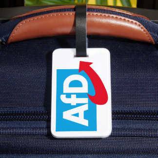 AfD: Alternatief voor Deutschland Bagagelabel