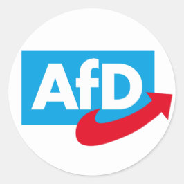 AfD: Alternatief voor Deutschland Ronde Sticker