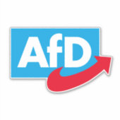 AfD: Alternatief voor Deutschland Sticker (Voorkant)