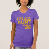 Afd Grad Tante | Klas van 2026 T-shirt (Voorkant)