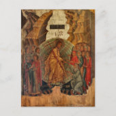 Afdalen in Hell Orthodox Christelijk Icon Briefkaart (Voorkant)