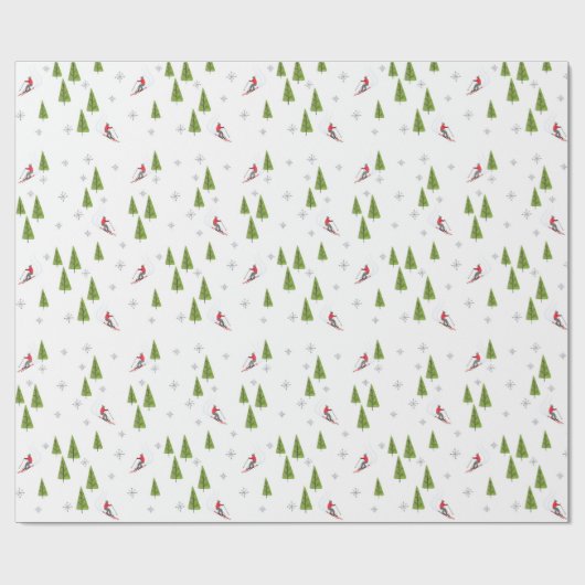 afdalend skipatroon cadeaupapier (Vlak)