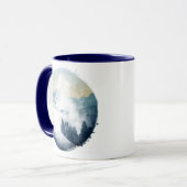 Afdalende Bergpoederskiër Mok (Voorkant links)