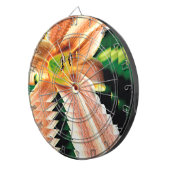 Afdalende daglelie dartbord (Voorkant Rechts)
