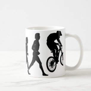 Afdalende evolutie koffiemok