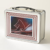 Afdalende Skiër (Achterkant)