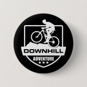 afdaling mountainbiken offroad ronde button 5,7 cm (Voorkant)