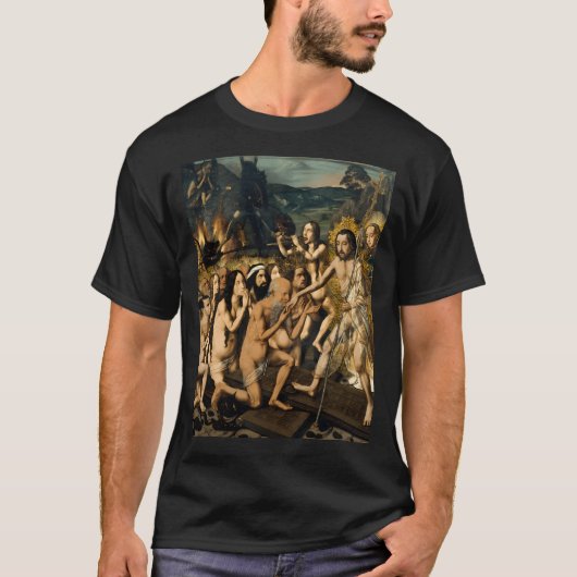Afdaling van Christus in limbo door Bartolome Berm T-shirt (Voorkant)