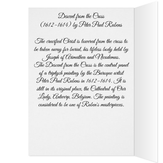 Afdaling van het Kruis (Binnen (Links))