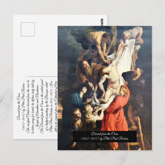 Afdaling van het Kruis Briefkaart (Voorkant / Achterkant)