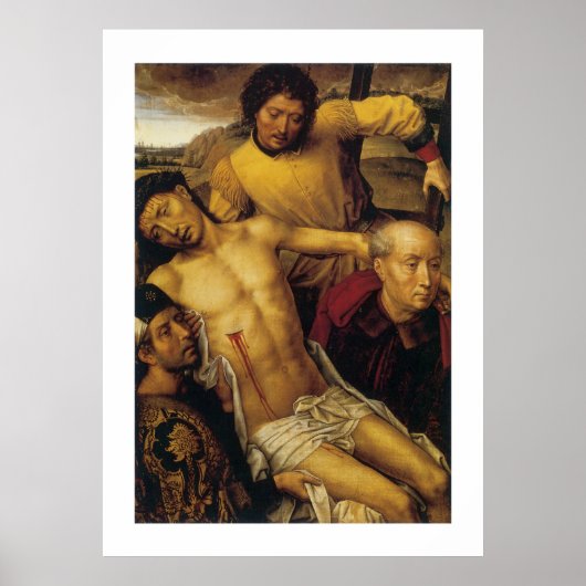 Afdaling van het Kruis Poster (Voorkant)