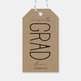 Afdankertje voor afstudeercadeau cadeaulabel