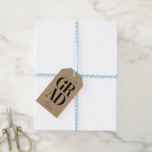Afdanketiket cadeau afstuderen cadeaulabel (Met Touw)
