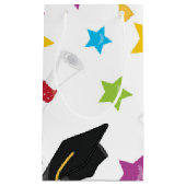 Afdekdoppen en sterren klein cadeauzakje (Voorkant)