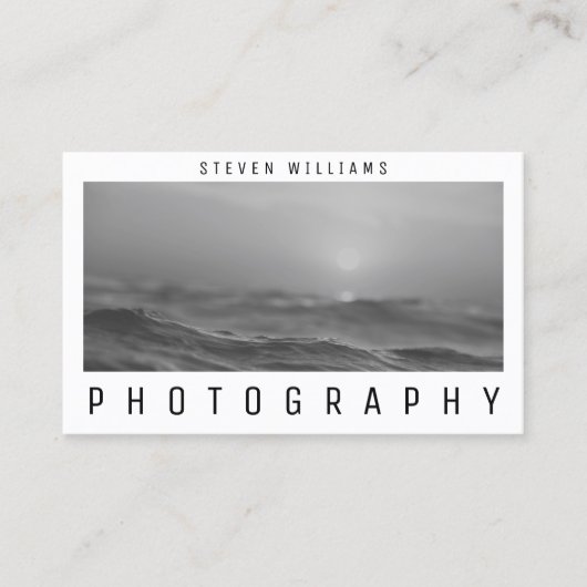 Afdekking afbeelding omlijsting visitekaartje (Voorkant)