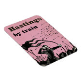 Afdekking per treinreis poster magneet (Rechterzijde)