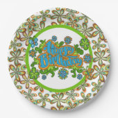 Afdekking uit het verleden papieren bordje (Voorkant)