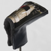 Afdekking van de aangepaste monogram van Wine Love Golfheadcover (3/4 voorkant)