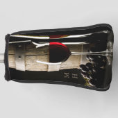 Afdekking van de aangepaste monogram van Wine Love Golfheadcover (Voorkant)