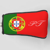 Afdekking van golfafdeksels onder Portugese vlag Golfheadcover (Voorkant)
