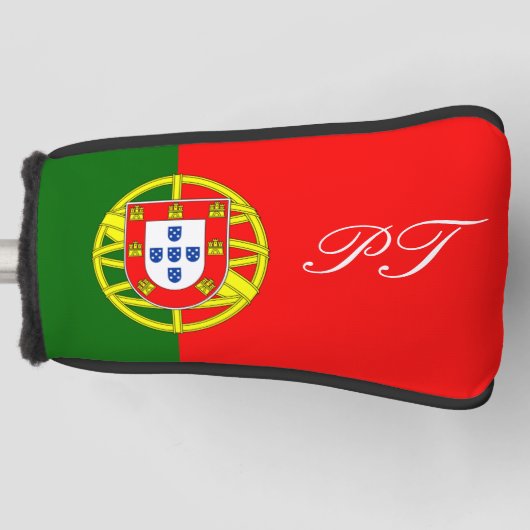 Afdekking van golfafdeksels onder Portugese vlag Golfheadcover (Voorkant)