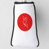 Afdekking van golfafvallen onder de Japanse vlag Golfheadcover (Draai 90)