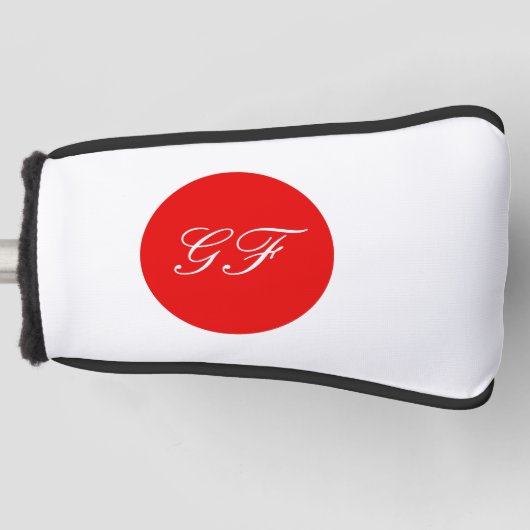 Afdekking van golfafvallen onder de Japanse vlag Golfheadcover (Voorkant)