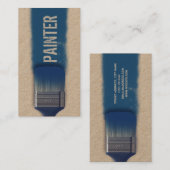 Afdekking van penseelpenselen voor kunstwerken visitekaartje (Voorkant / Achterkant)