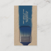 Afdekking van penseelpenselen voor kunstwerken visitekaartje (Achterkant)