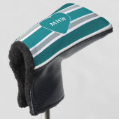 Afdekking van speciale strips en speciale monogram golfheadcover (3/4 voorkant)