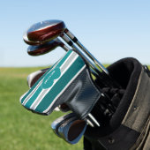 Afdekking van speciale strips en speciale monogram golfheadcover (Insitu)