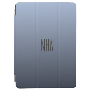 Afdekkingen voor aangepaste monogram voor grijze g iPad air cover