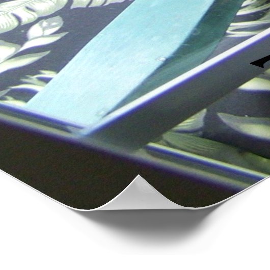 Afdekplaat in venster poster (Hoek)