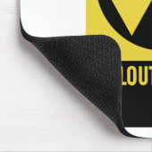 Afdekplaatje voor uitvalbeveiliging muismat (Hoek)