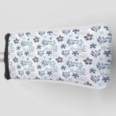 afdekplaatmateriaal van Floral-stijl Golfheadcover (Voorkant)